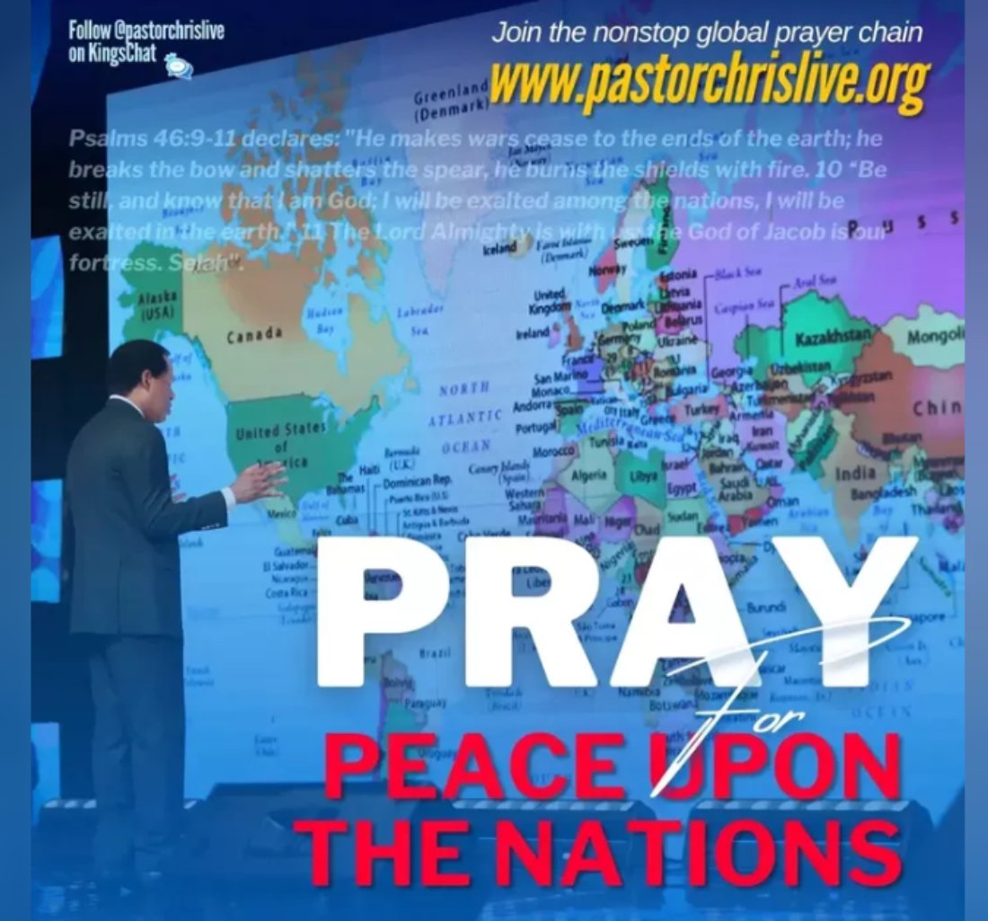 Join the prayer chain with Pastor Chris