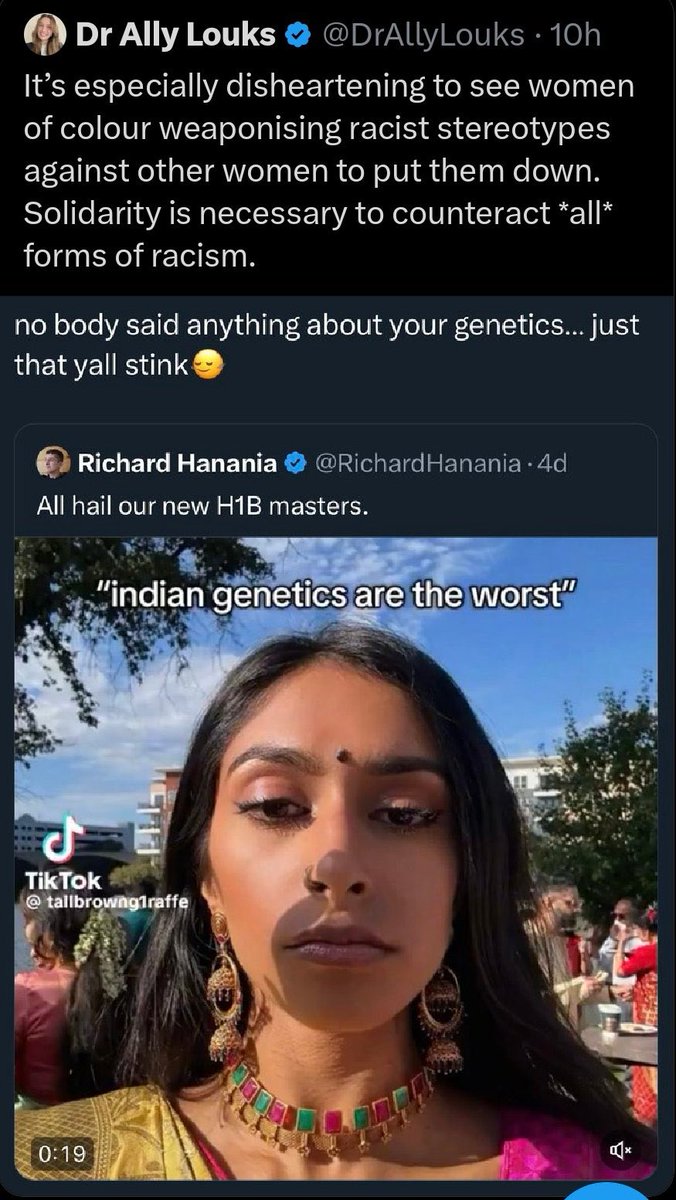 She was literally in her lane