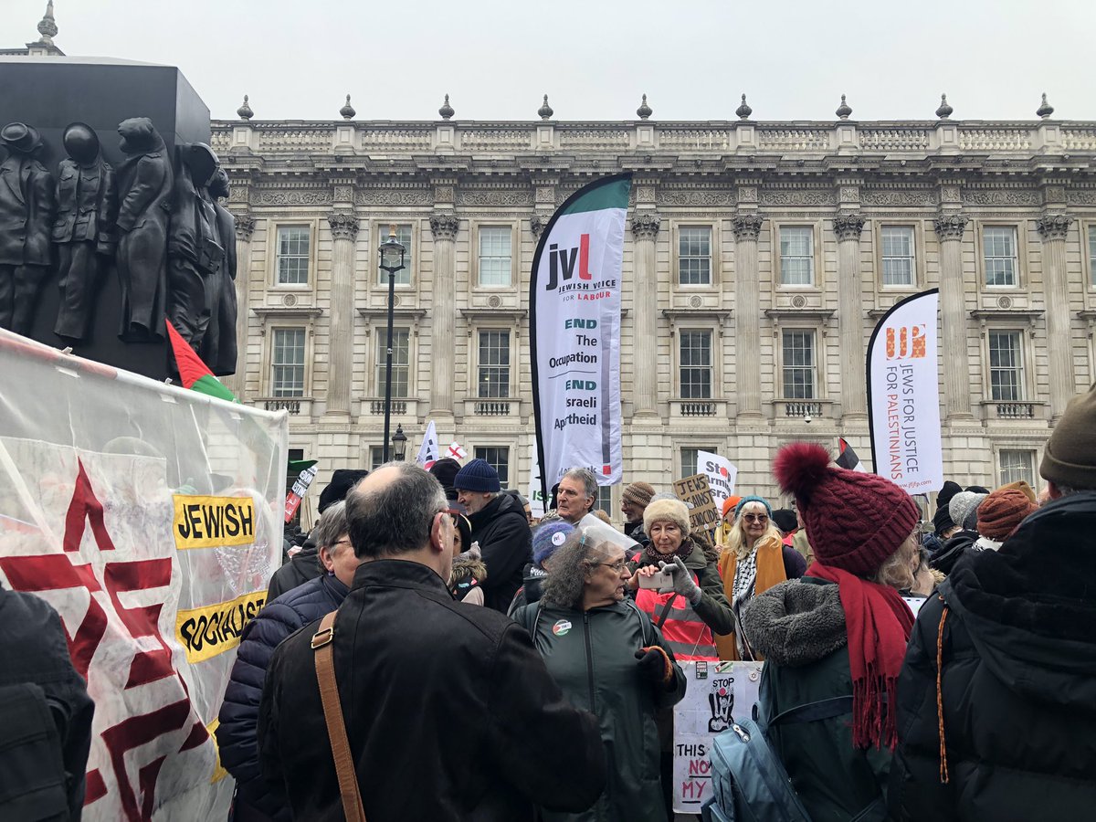 Yesterday in London with the Jewish bloc - we will keep calling for justice for Palestinians and refuse for our identity to be used to delegitimise solidarity