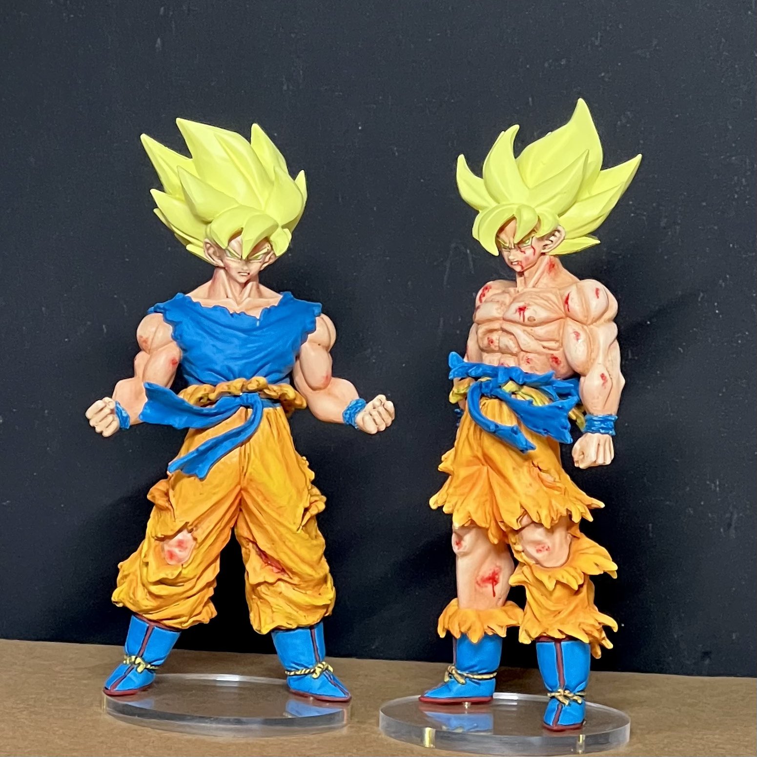 ドラゴンボール　フィギュア　DG HG SMSP 孫悟空　フリーザ　リペイント DG 孫悟空 リペイント（UG ジャンプ連載カラー リペイント 悟空