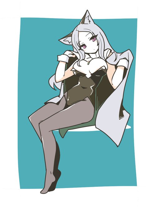 (お題箱)伺かゴースト「続・マカロニの3時10分、おやつの時」から、保安官助手のシガさんで、衣装アレンジバニーをお願いします。 