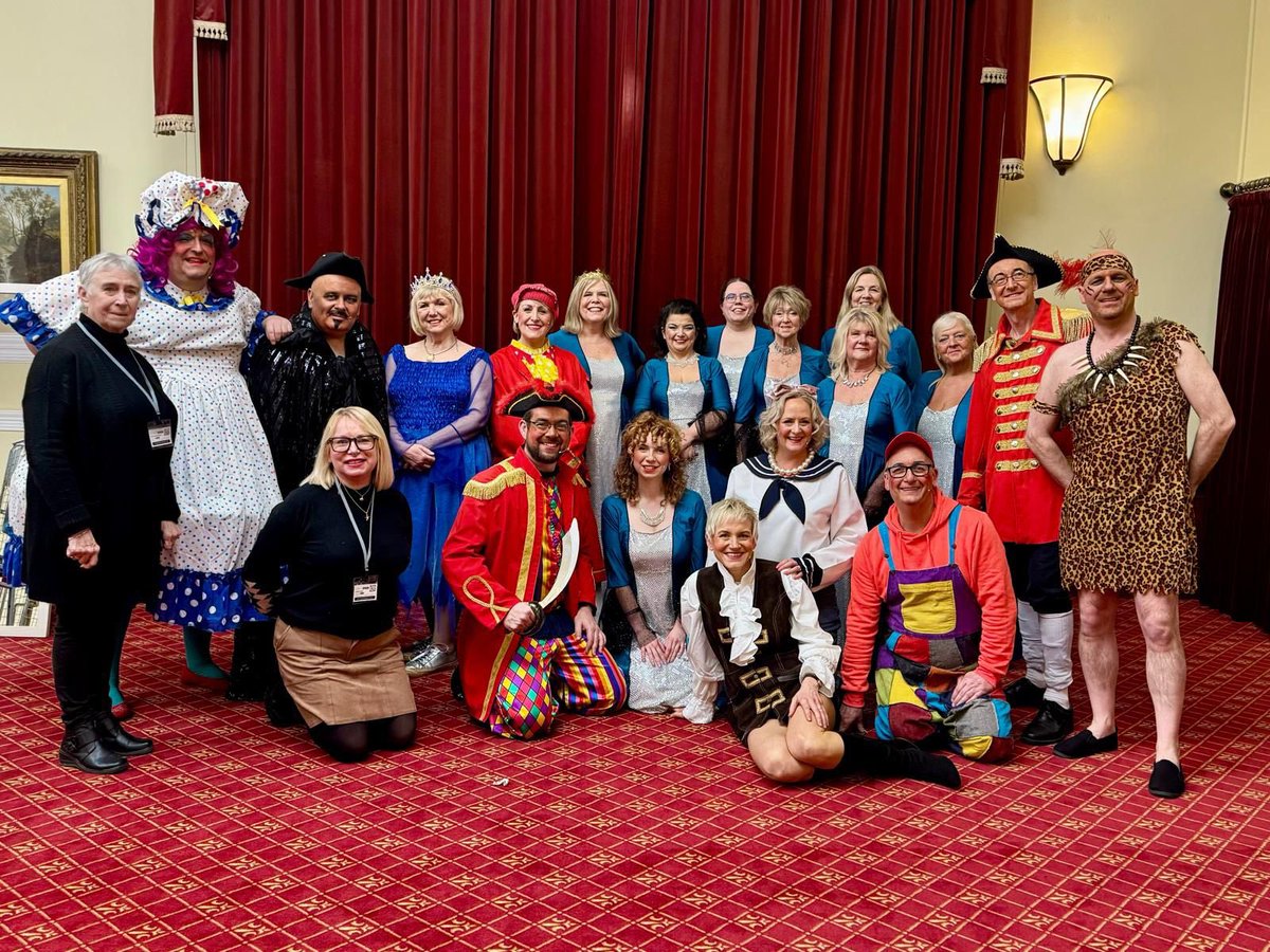 mikewhitesport's tweet photo. Post-show blues this morning after an incredibly fun, and emotional return, of the (Not the BBC) Panto.

To say the amazing cast and crew were blown away by the turnout and reaction to all 3 nights is an understatement.

Thanks to all who came along to watch and support us. ❤️ https://t.co/kVJvP3pkOG