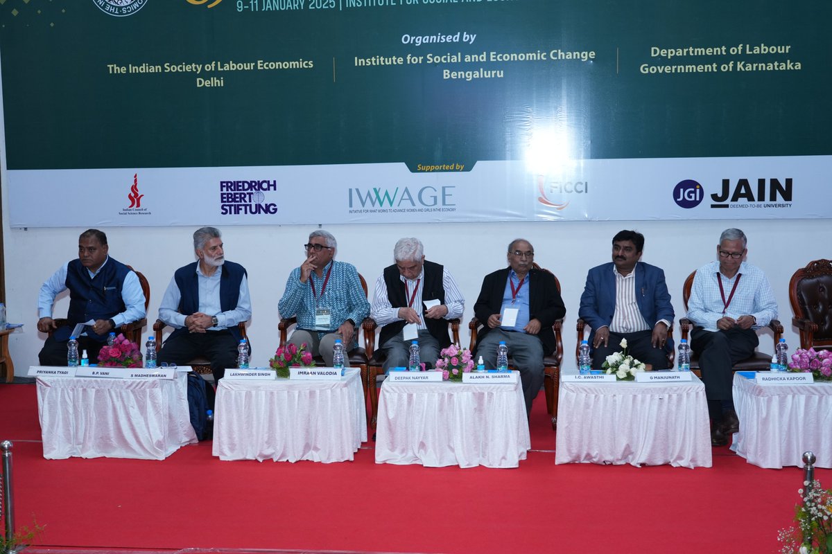 Indian Society of Labour Economics (@isle_india) on Twitter photo The #65thISLEConference concluded with a valedictory address by <a href="/iValodia/">Imraan Valodia</a> ,focusing on structural transformation,climate change.The session featured impactful insights and reflections from esteemed speakers <a href="/ISECBengaluru/">Institute for Social and Economic Change</a>
#65thISLEConference #LabourEconomics #ClimateAndEmployment The #65thISLEConference concluded with a valedictory address by <a href="/iValodia/">Imraan Valodia</a> ,focusing on structural transformation,climate change.The session featured impactful insights and reflections from esteemed speakers <a href="/ISECBengaluru/">Institute for Social and Economic Change</a>
#65thISLEConference #LabourEconomics #ClimateAndEmployment