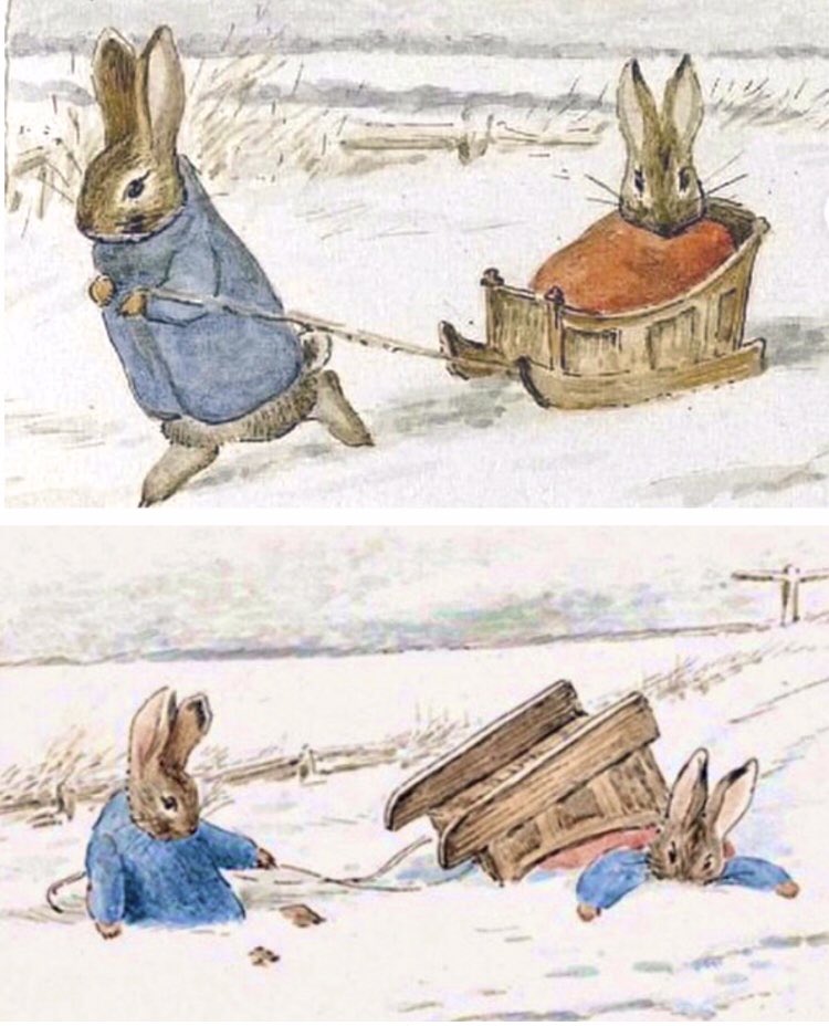 When you are feeling like Queen of the World, and then .... 

#Illustrations by Beatrix Potter, 1894 #FolkloreSunday