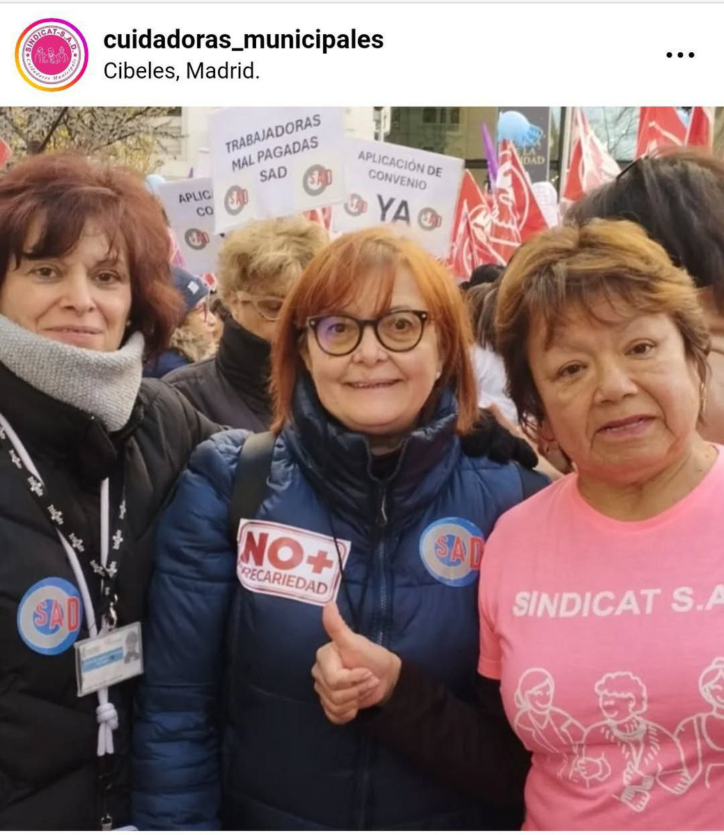 Cuidadoras domiciliarias de Madrid llevan en huelga indefinida desde el 7 de enero. Y mañana se concentran en la plaza de la Villa de 9 a 11h. La semana que viene va a ser muy revolucionaria. Ánimo amigas que los actores y actrices del aparato politico que nos esclaviza

HILO🧵👇🏽