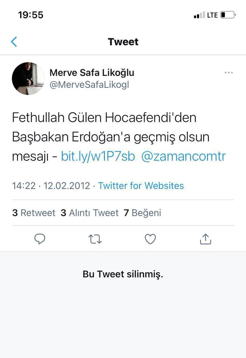 ♦️Diyanet İşleri Başkanı Ali Erbaş'ın kızının FETÖ ile ilgili yaptığı paylaşımlar ortaya çıktı.