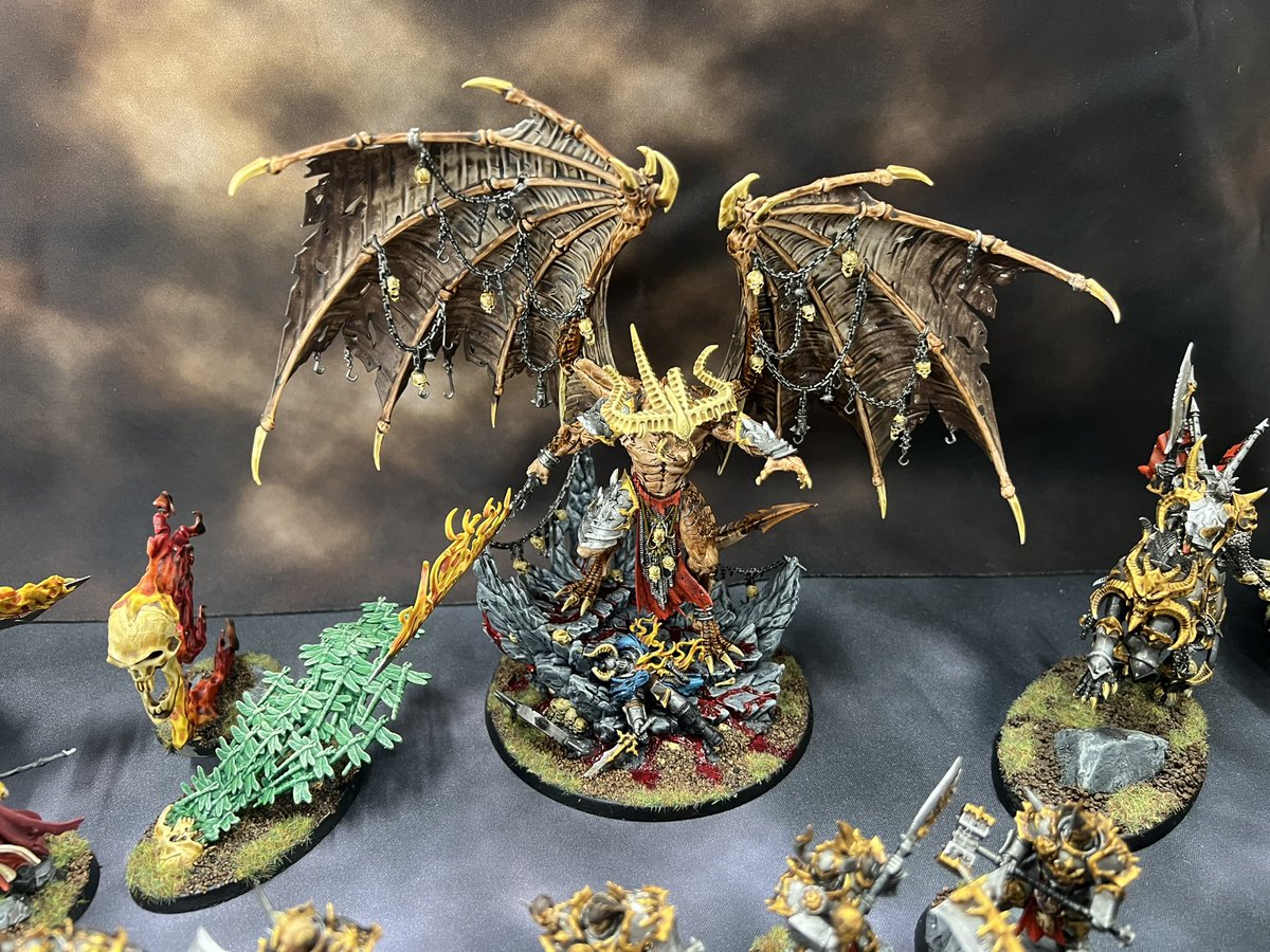 WarhammerGC's tweet photo. Army ready for beachhead, @AoS_Realmshift AoS event. #newaos https://t.co/wrYhbESPUc