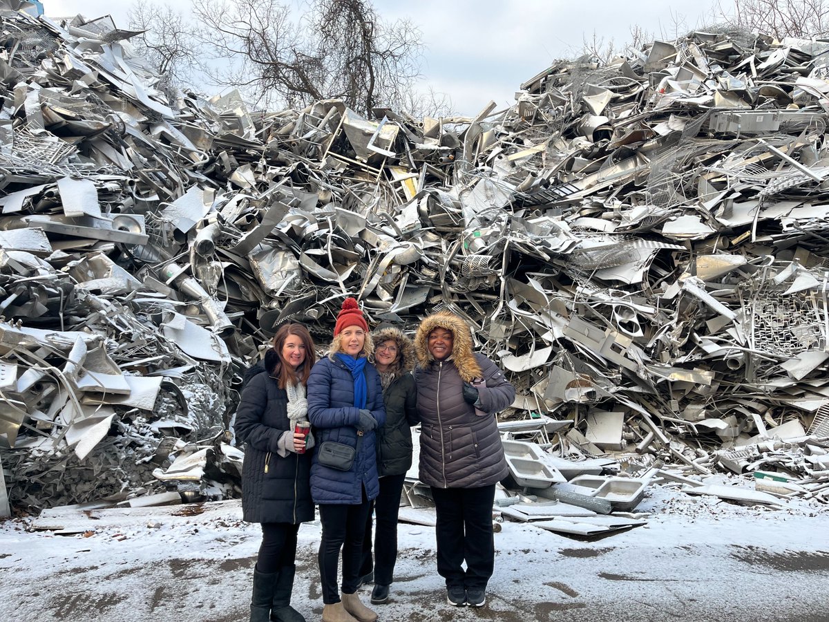Our teachers gained hands-on insights into recycling and metal processing at Sahd Metal! Thank you for showing us how your work contributes to both industry and sustainability. @HempfieldSD <a href="/DiscoverLanc/">Christine & Ryan</a> #LancasterPA #CommunityConnections