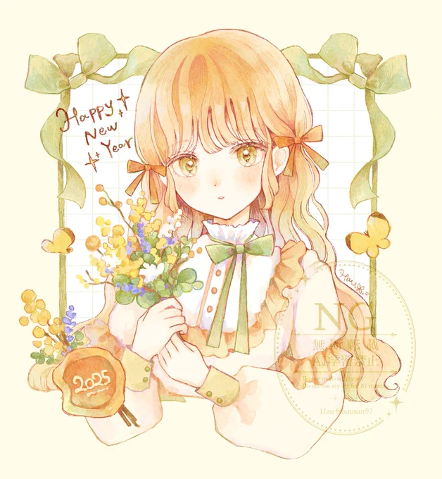 今年もどうぞよろしくお願いします.✤*゜2025年は今の生活リズムに合った作品のスタイルを見つけて、制作していけるように整えていきたいです。展示やイベントにも参加できるように、頑張ります✿ 