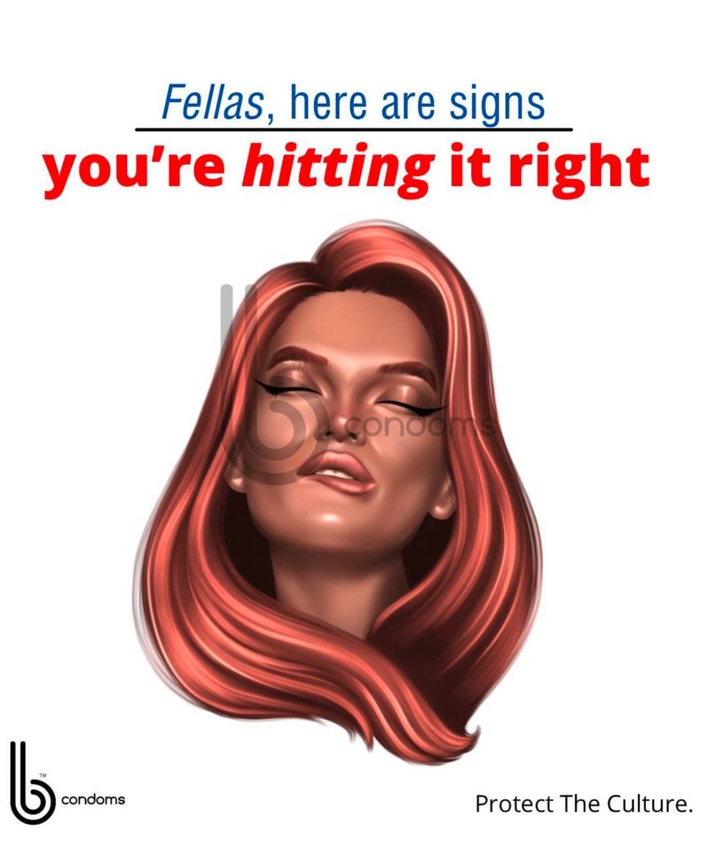 Fellas, Here are 12 signs you're hitting it right: