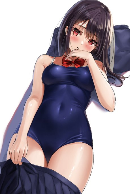 スク水着て来ちゃった… 