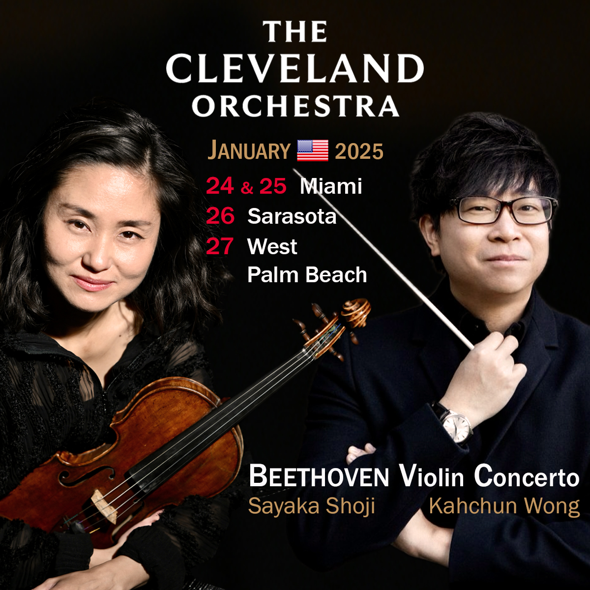 Sayaka Shoji (@sayakashoji) on Twitter photo 🇺🇸 In 5 days, back in the USA to play #BeethovenVC with the <a href="/CleveOrchestra/">Cleveland Orchestra</a> & <a href="/kahchun_music/">Kahchun Wong</a>!
• 𝗝𝗮𝗻.𝟮𝟰 & 𝟮𝟱 Adrienne Arsht Center ➡ arshtcenter.org/cleveland
• 𝗝𝗮𝗻.𝟮𝟲 <a href="/VanwezelPAH/">Van Wezel Performing Arts Hall</a> ➡ scasarasota.org
• 𝗝𝗮𝗻.𝟮𝟳 <a href="/KravisCenter/">Kravis Center</a> ➡ kravis.org/gdpr/ 🇺🇸 In 5 days, back in the USA to play #BeethovenVC with the <a href="/CleveOrchestra/">Cleveland Orchestra</a> & <a href="/kahchun_music/">Kahchun Wong</a>!
• 𝗝𝗮𝗻.𝟮𝟰 & 𝟮𝟱 Adrienne Arsht Center ➡ arshtcenter.org/cleveland
• 𝗝𝗮𝗻.𝟮𝟲 <a href="/VanwezelPAH/">Van Wezel Performing Arts Hall</a> ➡ scasarasota.org
• 𝗝𝗮𝗻.𝟮𝟳 <a href="/KravisCenter/">Kravis Center</a> ➡ kravis.org/gdpr/
