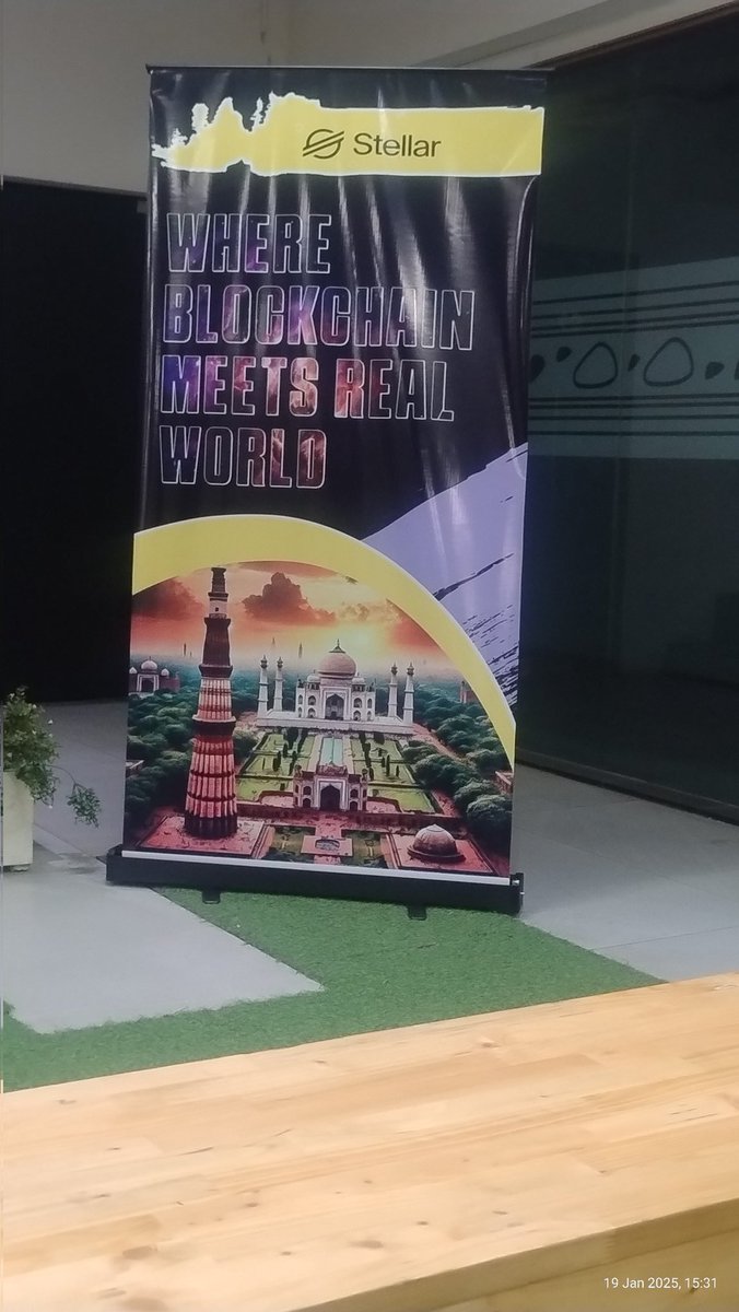 Oshaibstwt's tweet photo. GM Folks
I am here at the @stellar_ind event ' Where Blockchain Meets Real World '. Organised in collaboration with @cryptowaley
#StellarIndia
#CryptoWaley https://t.co/RgdITP9MmT