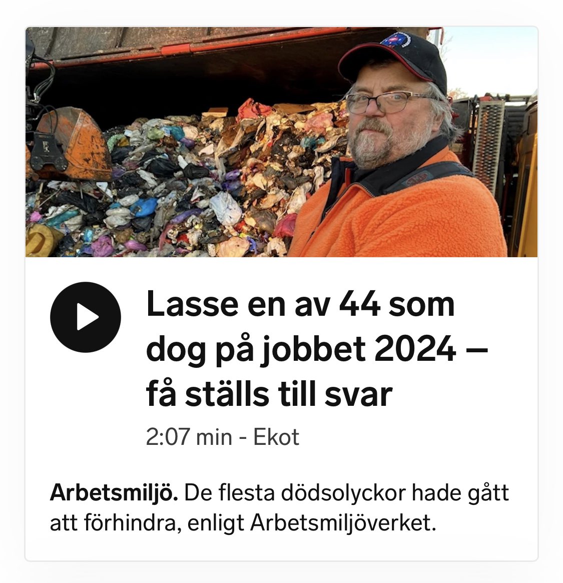 Lika många dödas av sina jobb som av gängkriminella men det leder inte till grundlagsändringar, bara notiser.