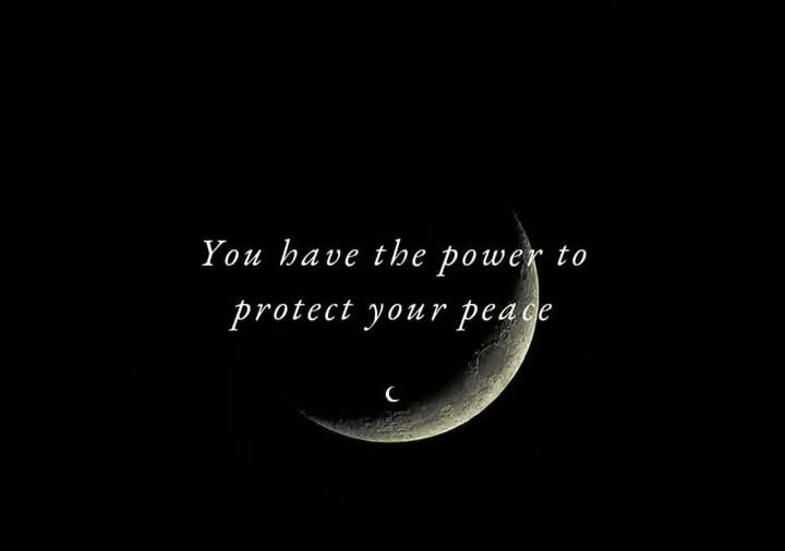 ￼ You have the power to protect your peace ￼

Philippians 4:7 - "And the peace of God, which transcends all understanding, will guard your hearts and your minds in Christ Jesus."

#Peace #Faith #Protection
