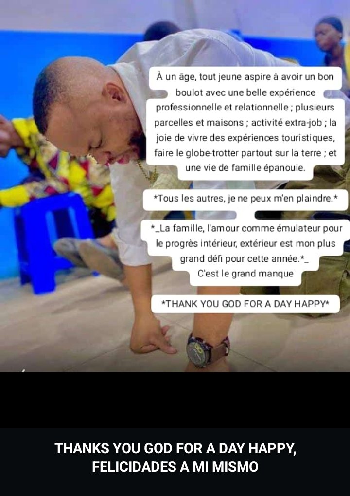 Joyeux anniversaire à moi même