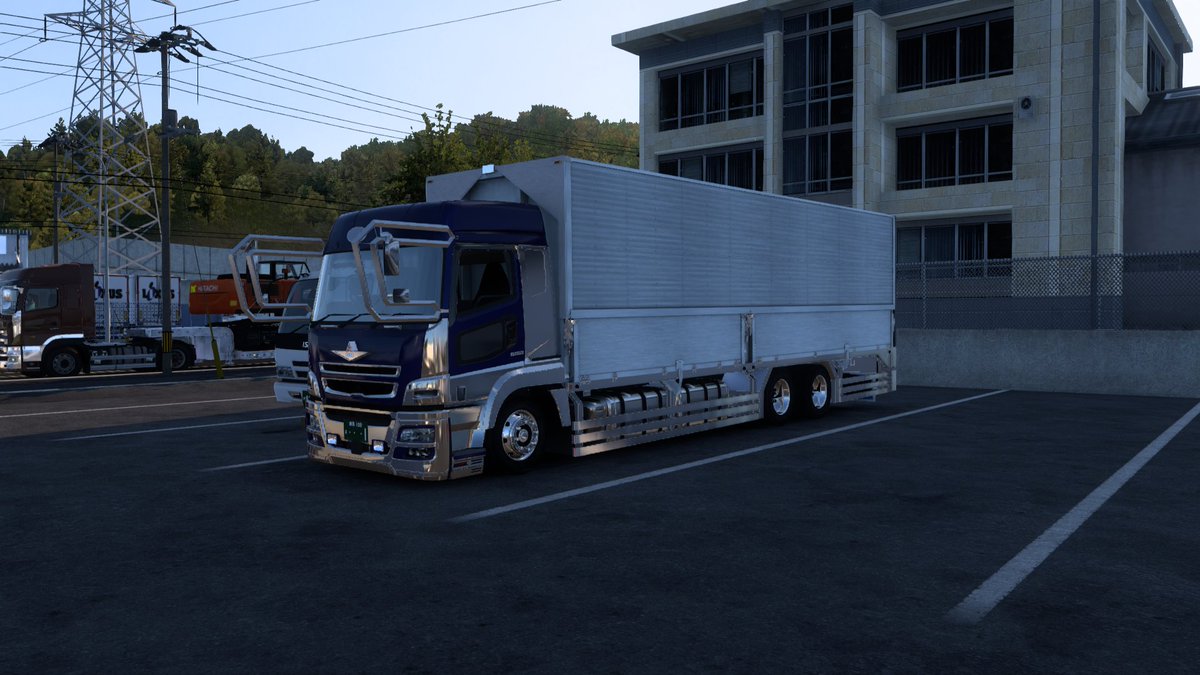canter1056's tweet photo. スタイリッシュ　
カッコいい～

ダーさん、ありがとうございます
#ETS2 https://t.co/QCf8a3YPeX