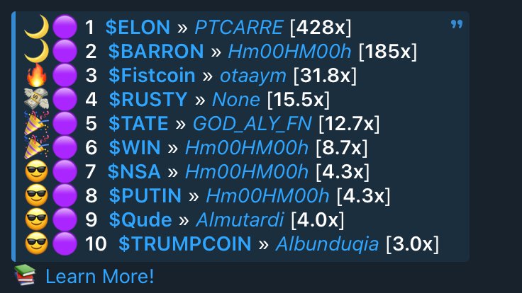 صباحو أرباح 

الشباب عندنا مولعة في القروب في يوم أمس أكثر من 690X ضعف في الأرباح

أذا حابب تنظم الينا كل يلي عليك 

تفعل <a href="/bonkbot_io/">Telemetry</a> من هذا الرابط
t.me/bonkbot_bot?st…

تنظم الي قناة التيلجرام من هذا الرابط
t.me/alcoachxyzchan…