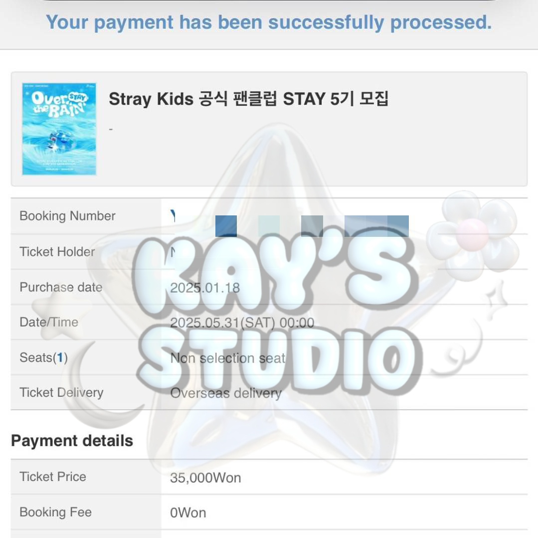 kaystudio_'s tweet photo. PROOF CHECK OUT YES24🇰🇷⋆ ˚｡⋆୨୧˚
STRAY KIDS 5TH GEN FANCLUB [STAY Over The Rain]

#proofby_kaystudio https://t.co/HjeXXkkk1t