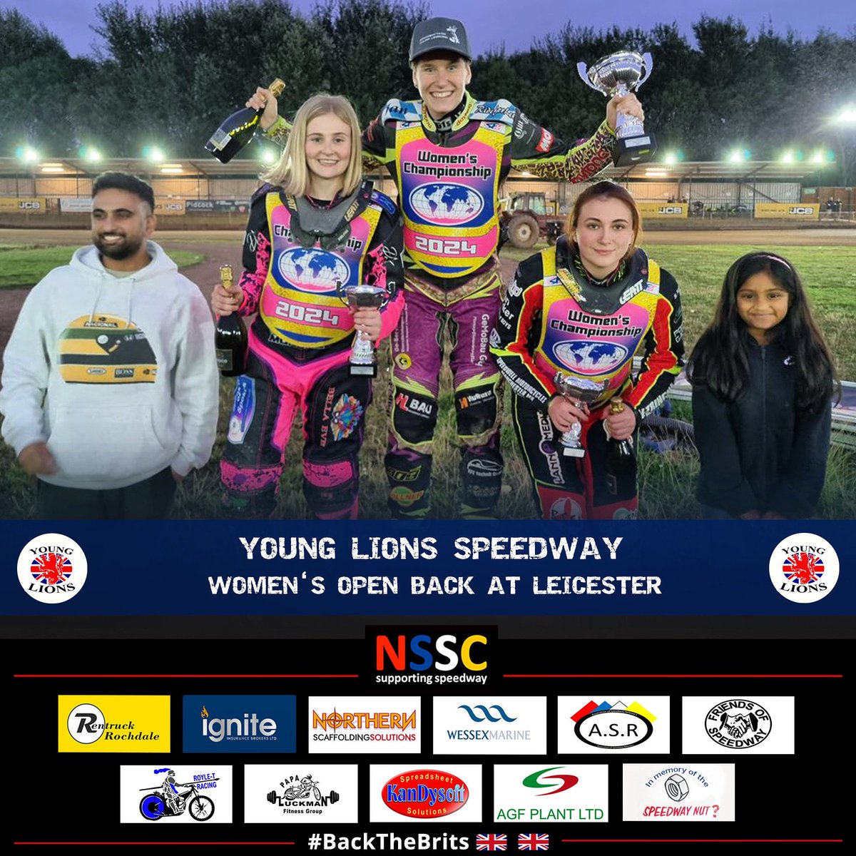 Young Lions Speedway (@gbyouthspeedway) on Twitter photo The 2025 Womenโs British Open Championship will again be staged at <a href="/SpeedwayLions/">Leicester Speedway ๐ฆ</a> The meeting takes place on Sunday June 1 and will be part of a meeting which includes a round of the British Youth Championship.
Full story shorturl.at/TUUwM
#BackTheBrits ๐ฌ๐ง๐ฌ๐ง The 2025 Womenโs British Open Championship will again be staged at <a href="/SpeedwayLions/">Leicester Speedway ๐ฆ</a> The meeting takes place on Sunday June 1 and will be part of a meeting which includes a round of the British Youth Championship.
Full story shorturl.at/TUUwM
#BackTheBrits ๐ฌ๐ง๐ฌ๐ง