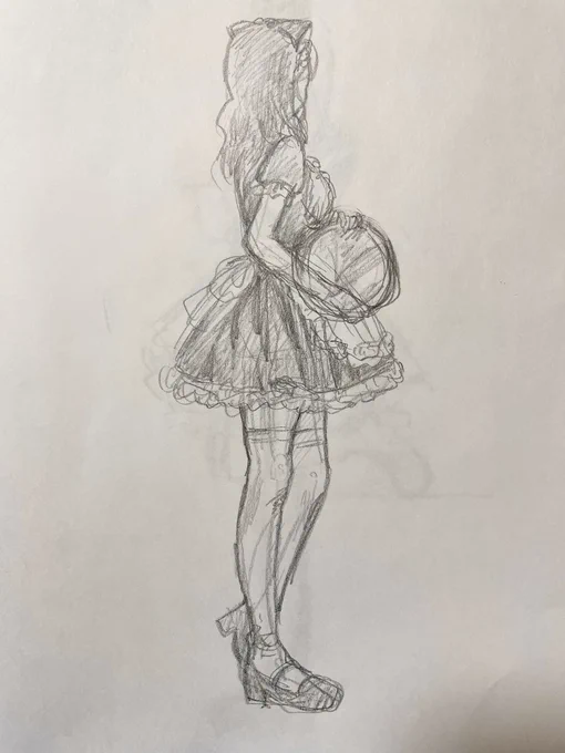 きょうはメイドクロッキー会に参加してきました。 