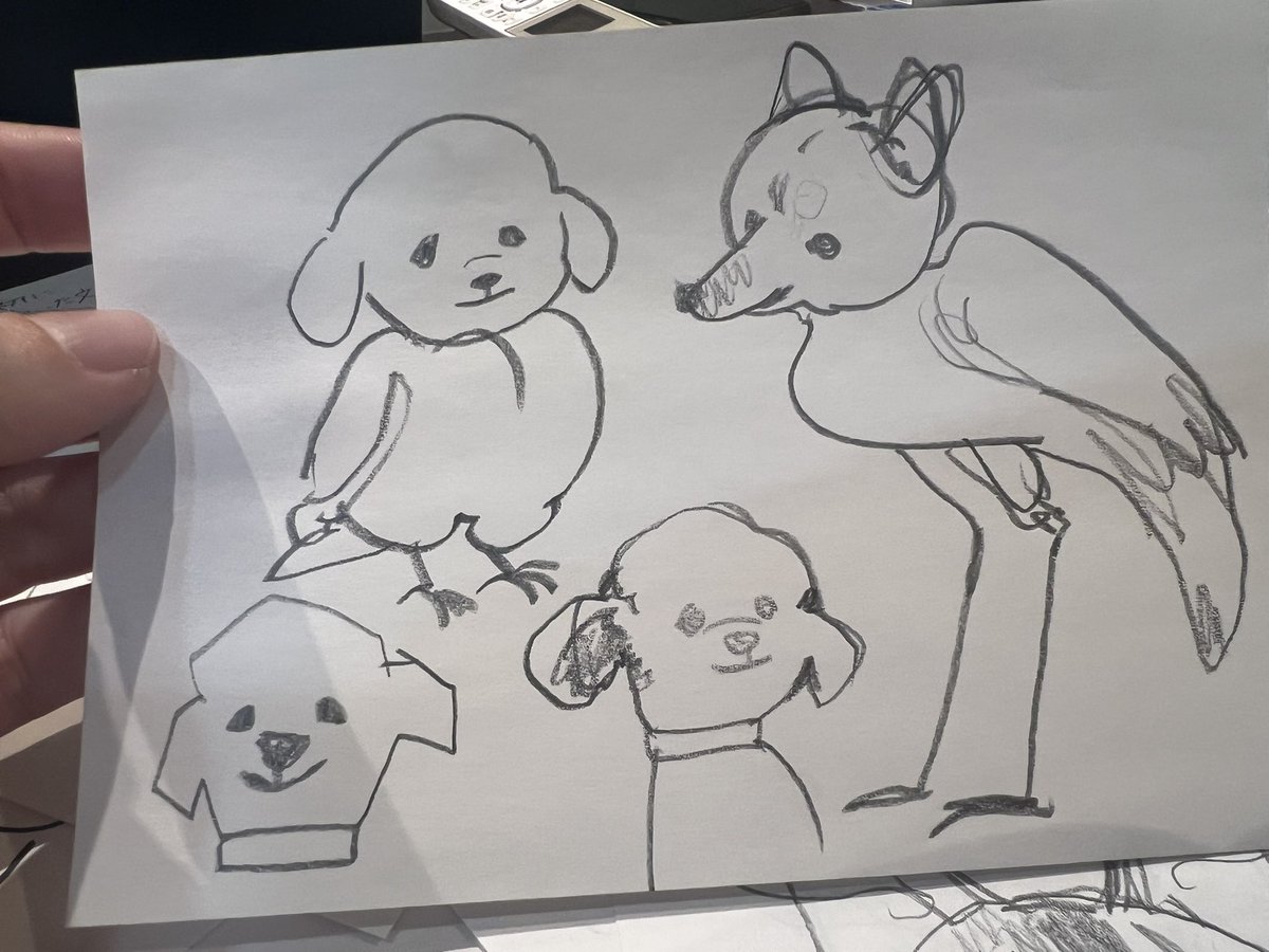 無責任ラクガキという100円ぽっきりのラクガキあります

無責任に描いたラクガキで、人生ではじめて描いたミヤマクワガタとか、文鳥がいる 