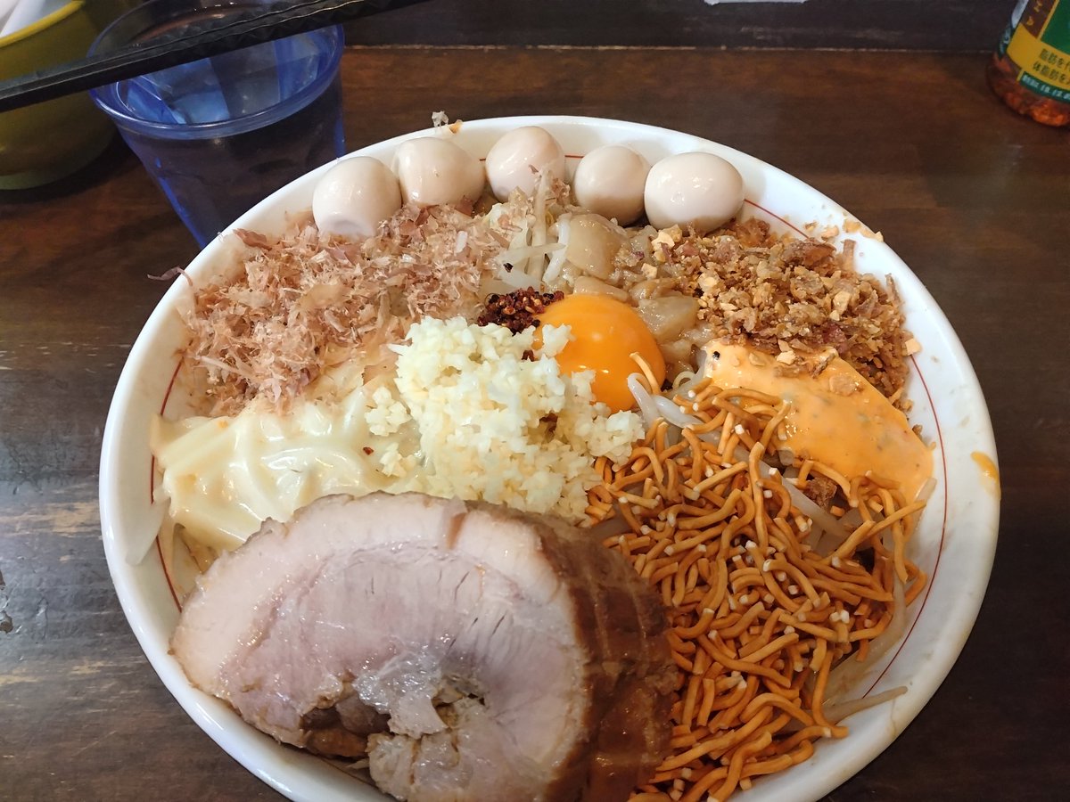 ハイマウントJ 茨城県つくば市筑穂 初訪問 まぜそば（中）麺量300