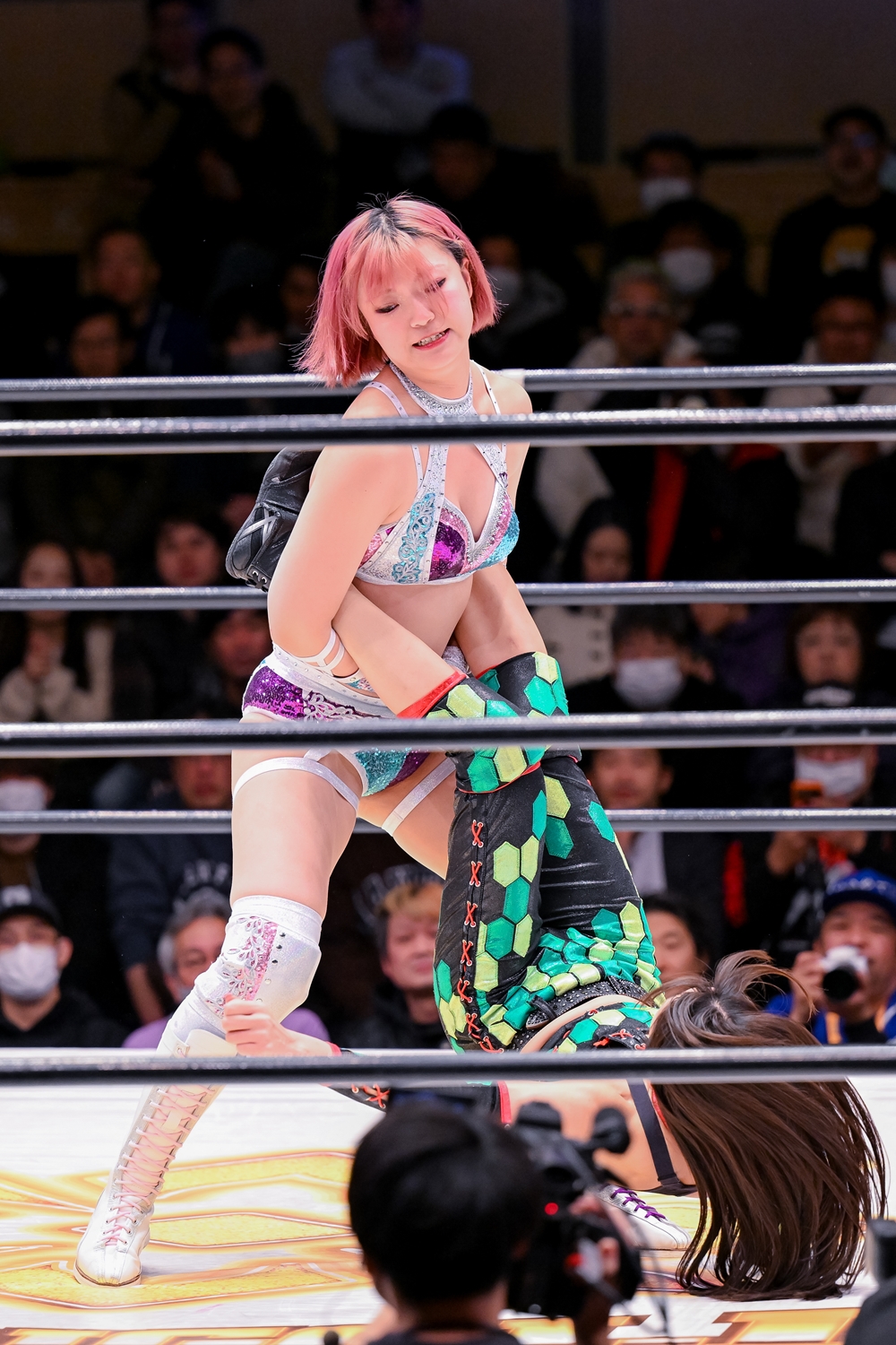 女子プロレス　マリーゴールド　非売品　Sシート特典　後藤智香　Tシャツ 女子プロレスマリーゴールド非売品Sシート特典後藤智香Tシャツ