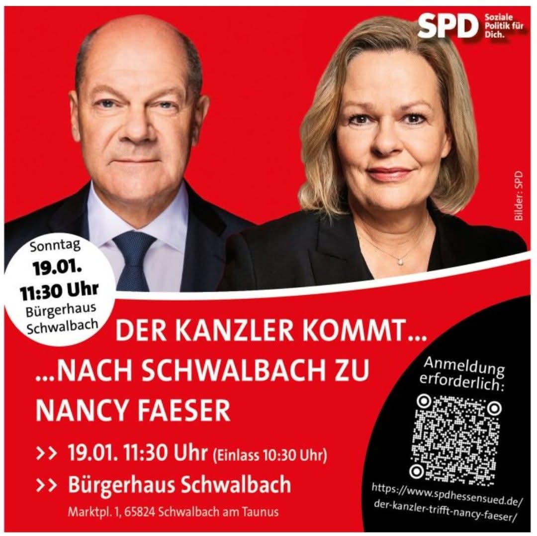 AjpmNews's tweet photo. Jetzt wird @OlafScholz @spdde im #Bürgerhaus #Schwalbach / #Taunus erwartet. Leider ist kein Zugang mehr möglich. https://t.co/AcmoHPRFZr