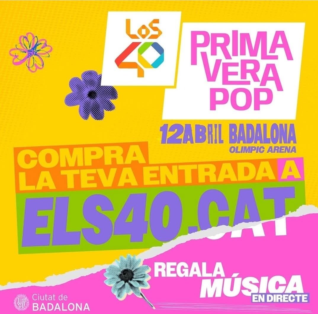 marinadols's tweet photo. Aquest any el Primavera Pop se'n va cap a Badalona 🥳

L'@AUP_Rubi sempre hem demanat cultura i oci durant tot l'any i a tots els barris, potenciant la feina de les entitats de #rubicity

Que els aproximadament 150.000€ que s'hi destinaven, serveixin per això. https://t.co/b1azyuvHm2