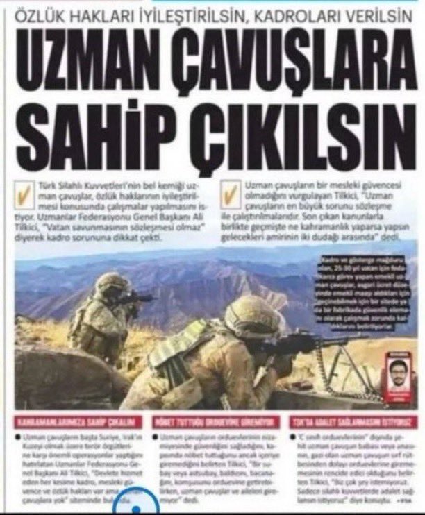 Ali Tilkici 🇹🇷 (@alitilkici38) on Twitter photo Yürüyüşleri Hz.Hamza yürüyüşü
Biz Vatanımızı Sözleşme İle Değil, Canımız ve Kanımız ile Koruyoruz,
Yeter ki VATAN SAĞOLSUN Diyen
Uzman Çavuşlara KADRO verilmez mi?
youtu.be/T2OmKkY1xyk
<a href="/TBMMresmi/">TBMM</a> <a href="/TBMMGenelKurulu/">TBMM Genel Kurulu</a> <a href="/tcsavunma/">T.C. Millî Savunma Bakanlığı</a> <a href="/TC_icisleri/">T.C. İçişleri Bakanlığı</a>
#UzmanÇavuş Yürüyüşleri Hz.Hamza yürüyüşü
Biz Vatanımızı Sözleşme İle Değil, Canımız ve Kanımız ile Koruyoruz,
Yeter ki VATAN SAĞOLSUN Diyen
Uzman Çavuşlara KADRO verilmez mi?
youtu.be/T2OmKkY1xyk
<a href="/TBMMresmi/">TBMM</a> <a href="/TBMMGenelKurulu/">TBMM Genel Kurulu</a> <a href="/tcsavunma/">T.C. Millî Savunma Bakanlığı</a> <a href="/TC_icisleri/">T.C. İçişleri Bakanlığı</a>
#UzmanÇavuş