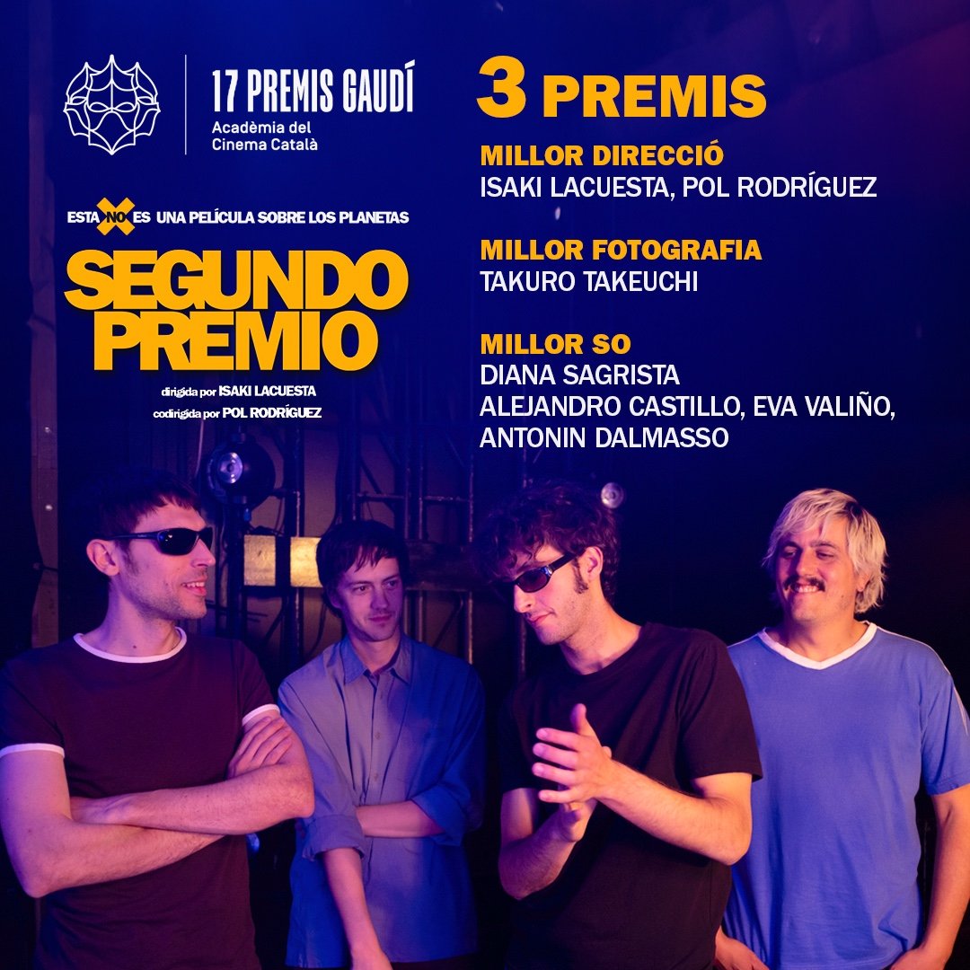 BTEAM Pictures (@bteampictures) on Twitter photo #SegundoPremio y sus 3 #PremisGaudí 🪐✨
- Millor Direcció
- Millor Fotografía
- Millor So
🖤¡Gràcies <a href="/academiacinecat/">Acadèmia del Cinema Català – Premis Gaudí</a>! #SegundoPremio y sus 3 #PremisGaudí 🪐✨
- Millor Direcció
- Millor Fotografía
- Millor So
🖤¡Gràcies <a href="/academiacinecat/">Acadèmia del Cinema Català – Premis Gaudí</a>!