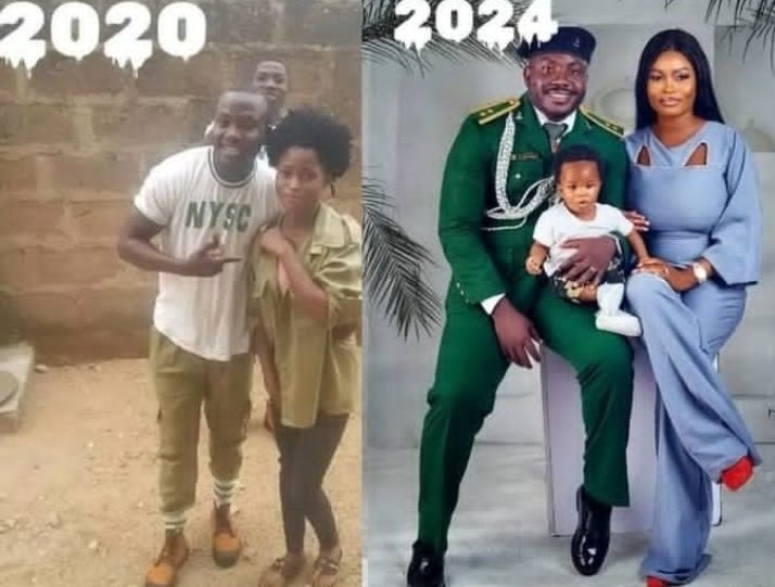 whatsappblog9ja's tweet photo. This inspiring moment captures a dedicated youth corps member rising through the ranks, now proudly commissioned into the Nigerian Army.

Pastor Neto Bello Turji Use VPN Ini Edo Selebobo Yahoo EFCC https://t.co/J4TKUAk0Ai