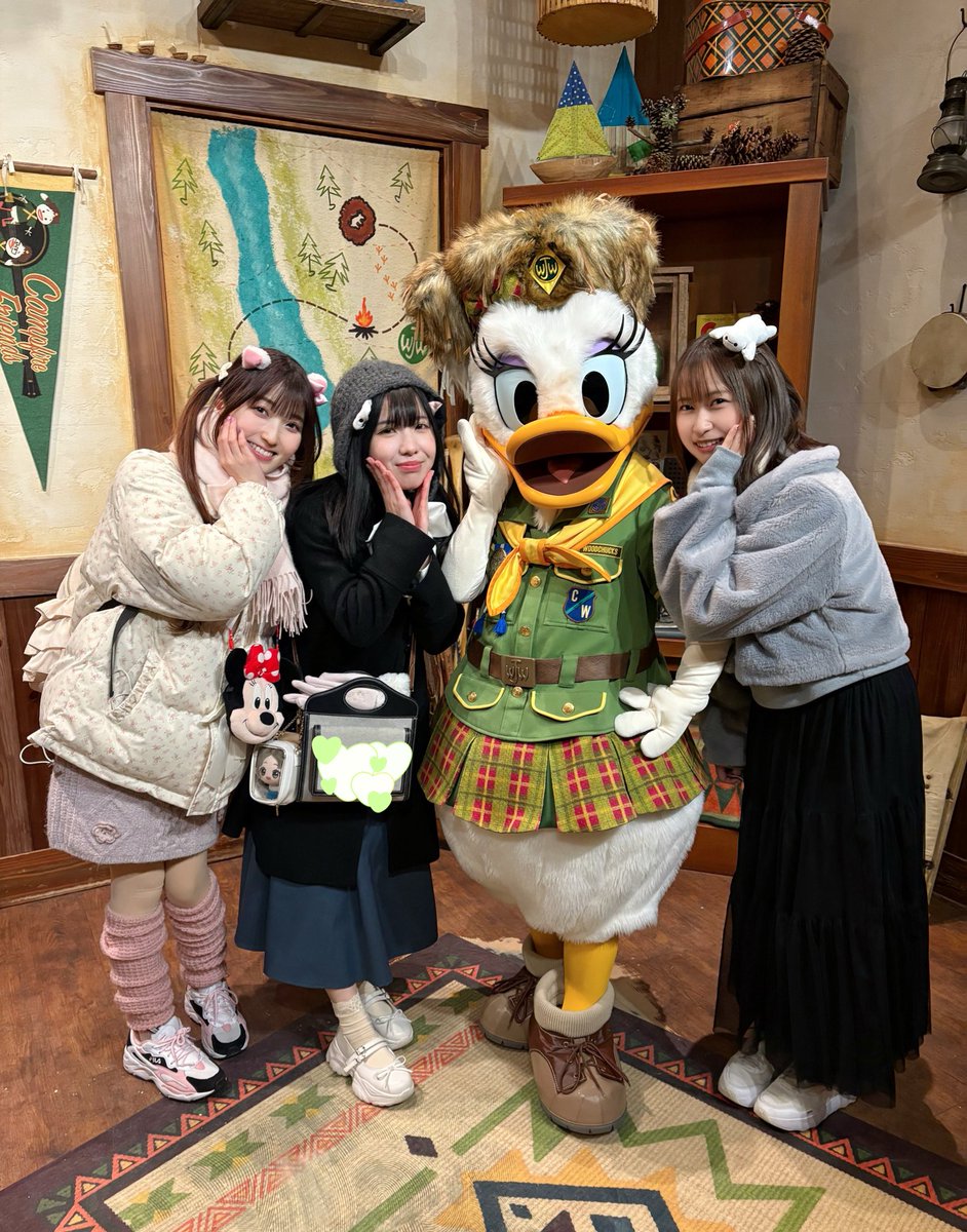いわちゃん、すーちゃんと ディズニーランドへお出かけっ🏰✨️ 人生で
