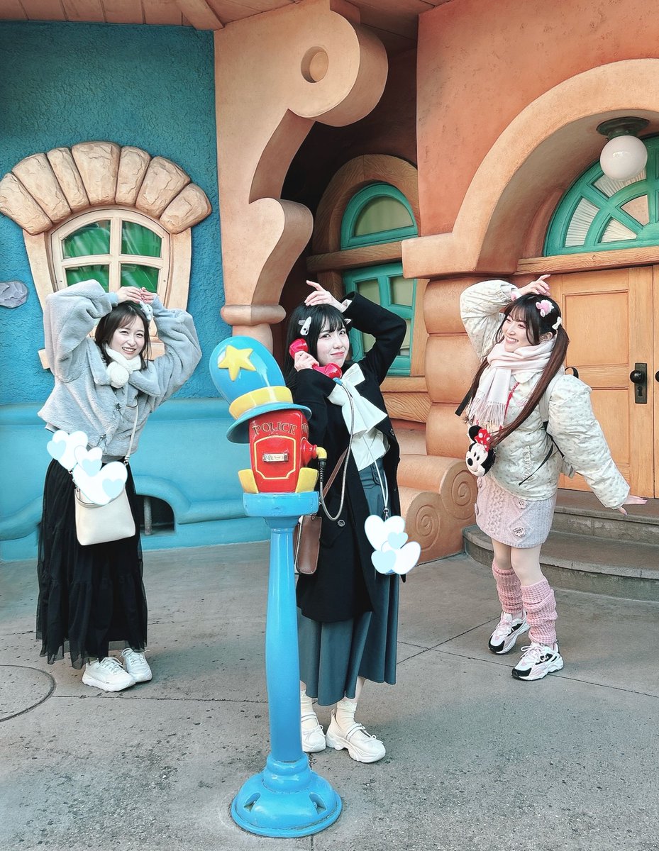 いわちゃん、すーちゃんと ディズニーランドへお出かけっ🏰✨️ 人生で