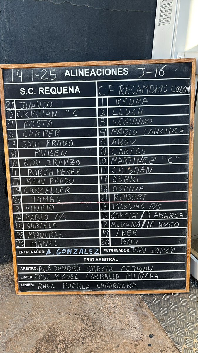 screquena1928's tweet photo. Comienza partido #SCRequena @cfcolonoficial https://t.co/LdQfzb5NeT