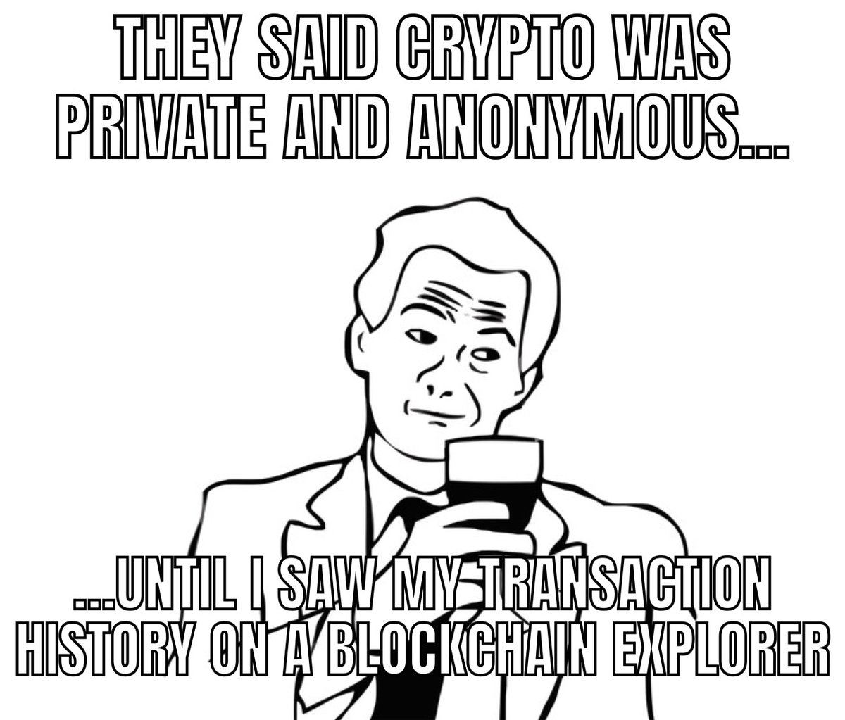 EthShuffler's tweet photo. Sad true...

#ETHMixing #BlockchainTools #Ethereum #CryptoMeme #PrivacyMatters #TornadoCash https://t.co/VjUAz1Nghr