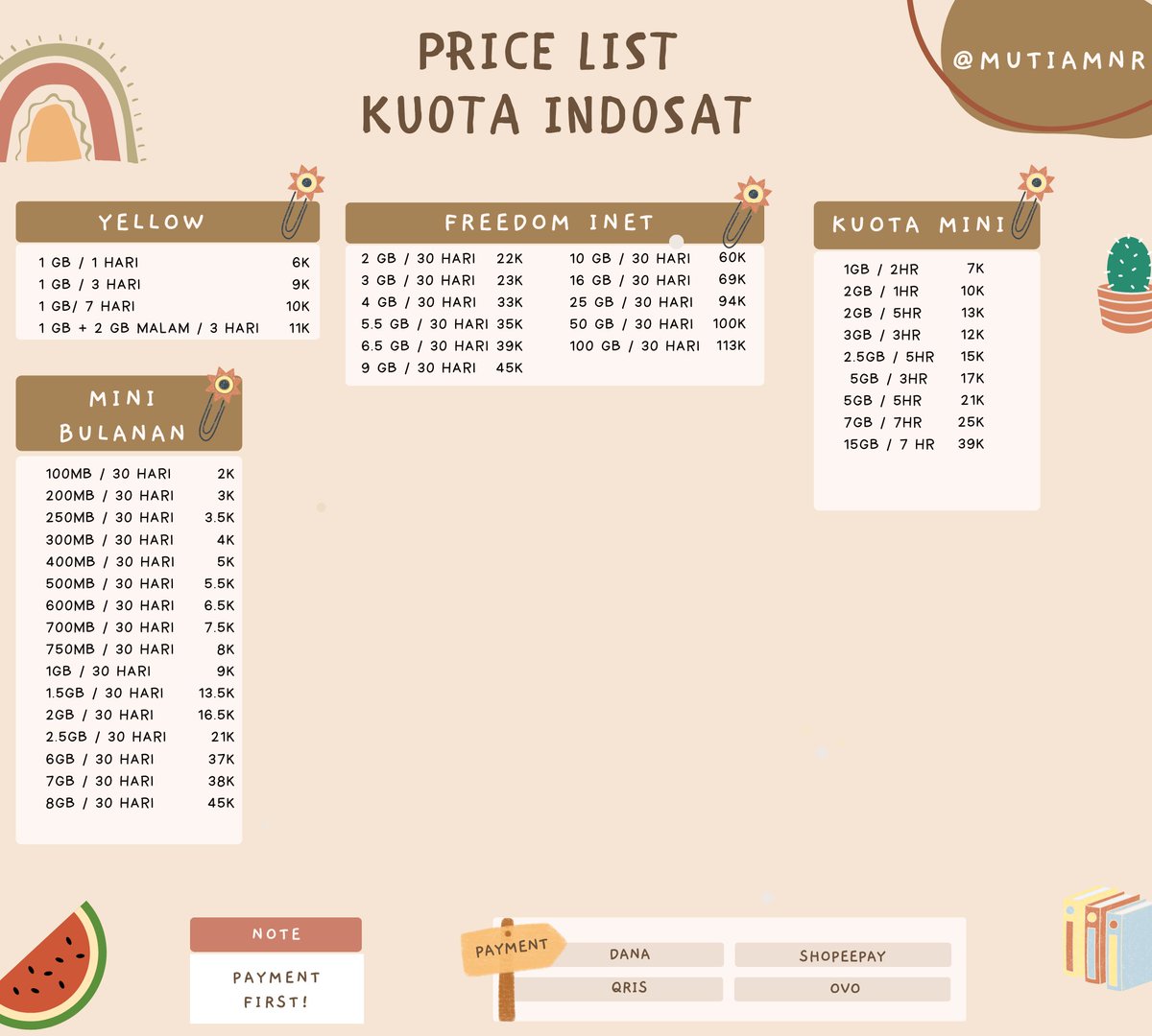 muty | Pulsa Kuota Token Diamond tweet media