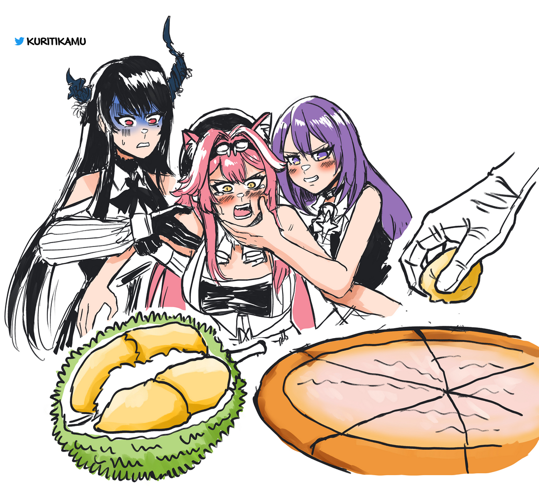 kuritikamu's tweet image. Kepikiran gambar ini karena liat menu baru Musangking Pizza
#HoshinovArt #RaorArt #RavenCrafts