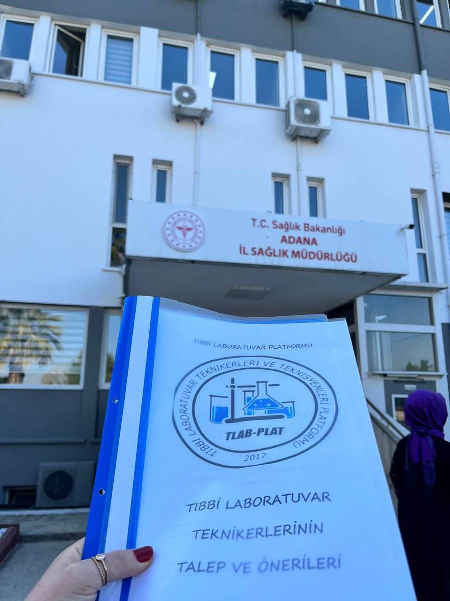 Adana ✅
Adana İl Sağlık Müdürlüğü’ne dosyamız teslim edildi giden arkadaşlara teşekkür ederiz 🙏🏻🔥