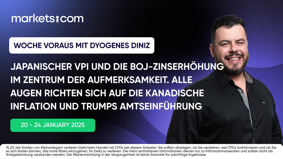 MarketsComDE's tweet photo. 🦅 Die Marktteilnehmer werden Trumps Rede aufmerksam verfolgen. Vor allem diejenigen, die in der Kryptowelt tätig sind, da der neue Präsident wahrscheinlich die Vorschriften für Kryptowährungen lockern wird.

🔗 https://t.co/dq7x9PpAcN

74.2% der Retail-CFD-Konten verlieren Geld. https://t.co/Mx7MkwAHmy