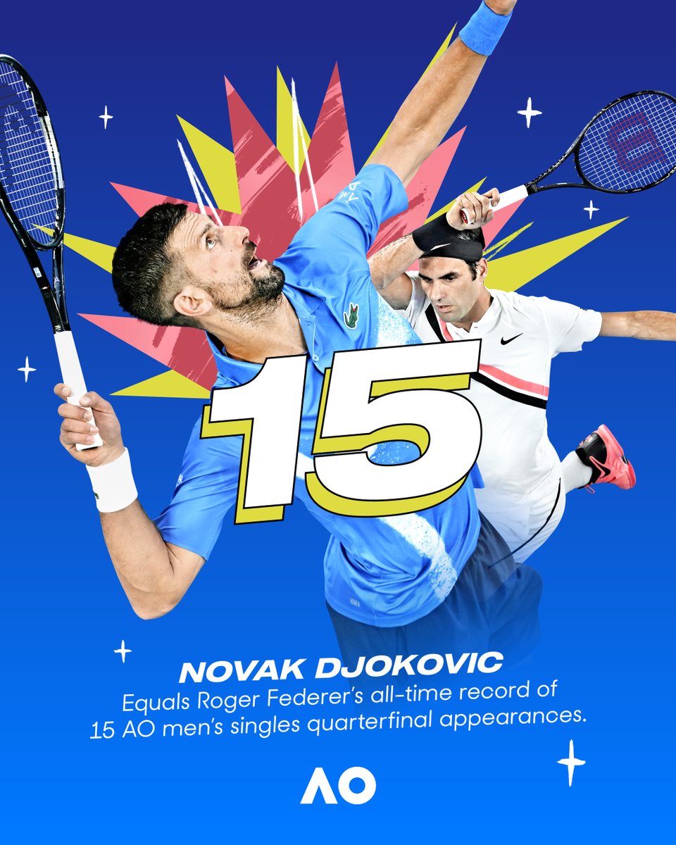 AustralianOpen's tweet photo. A legend joins a legend✨

#AO2025 https://t.co/DrrGkdcyww