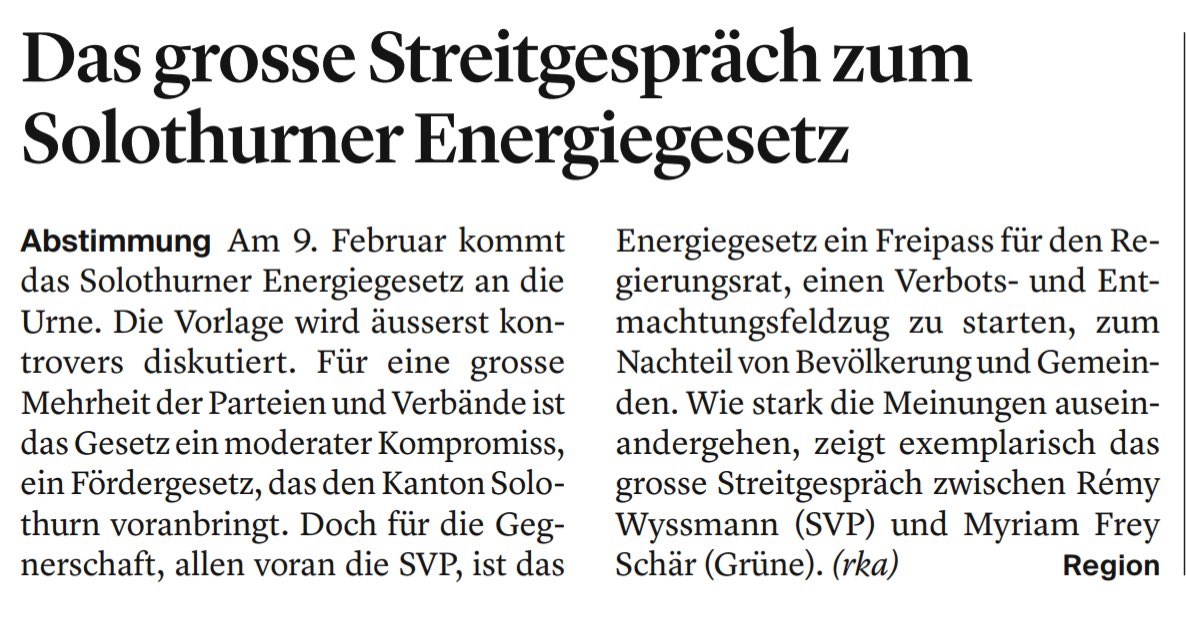 Ewig Gestrige kämpfen im energiepolitischen Entwicklungsgebiet  gegen ein zahnloses Gesetz. Aus eigener Erfahrung: Investitionen lohnen sich: finanziell, wirtschaftlich, ökologisch sowie punkto Komfort und Unabhängigkeit. Deshalb #JA zum liberalsten #Energiegesetz der Schweiz!