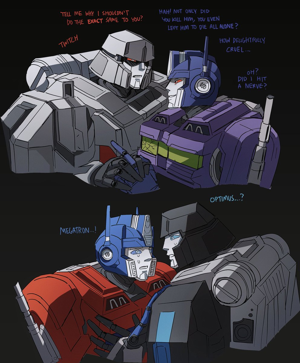 コンボイ 「SG…… they make me ill!!!!!! #megop #tfon」|ann 🌱のイラスト