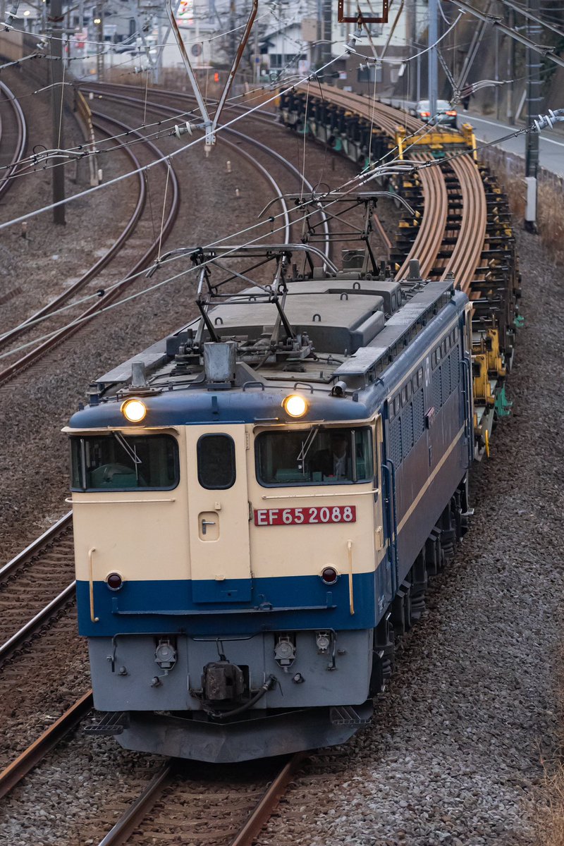 2025/01/19 8087レ
EF65 2088+日鐡チキ9B