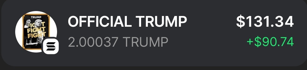 ⚡️FLASH⚡️

1️⃣ Winner $TRUMP / $SOL  - 2️⃣4️⃣ Hours ⌛

•RT + ❤️ 
•FOLLOW <a href="/NuriGems/">NuriGems 💎🤟</a> 🔔

⚠️EXTRA ENTRY TAG FRIEND + COMMENT $TRUMP