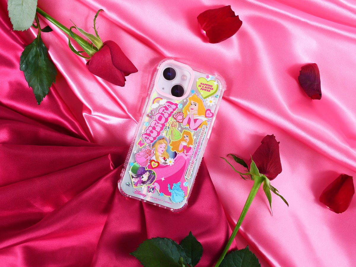 オーロラ x SKINNYDIP🌹 コラボデザインiPhone用ケース✨ プラザ