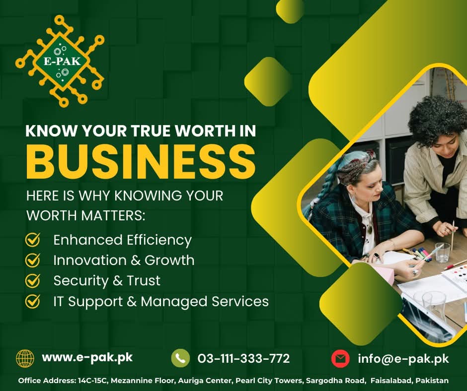 epaktech's tweet photo. Know your true worth in business!
.
.
.
#businesssupport #SustainableGrowth #BusinessSuccess #EfficientProcesses #LongTermSuccess #BusinessDevelopment #ProcessImprovement #enhancedefficiency
#innovations #security #trust #ITSupport #managedservices https://t.co/QfTK6KMgyl