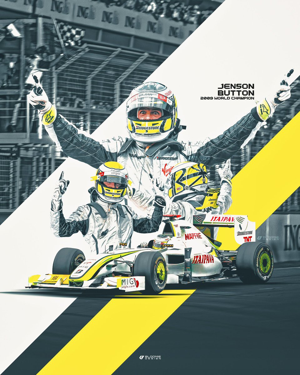 BrawnGP1's tweet image. Happy Birthday, Champ! π₯³
Join us in celebrating @JensonButton,
The 2009 World Champion, as he turns 45 today ππ€