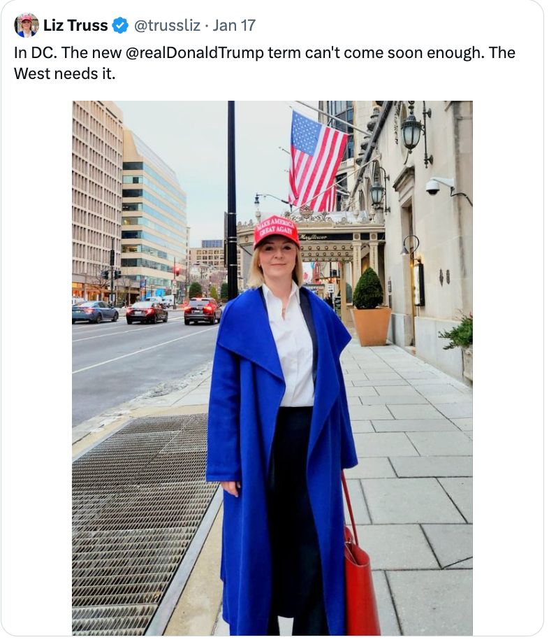 newsthump's tweet image. Getting a political endorsement from Liz Truss is like getting an acting endorsement from Tommy Wiseau.